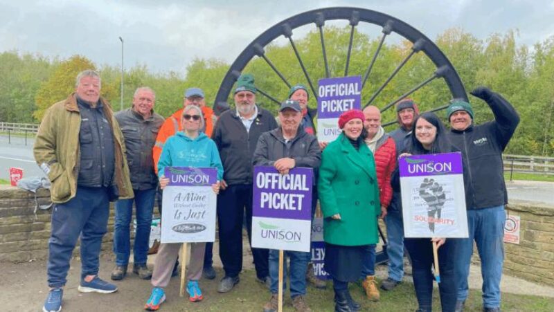 Picket line