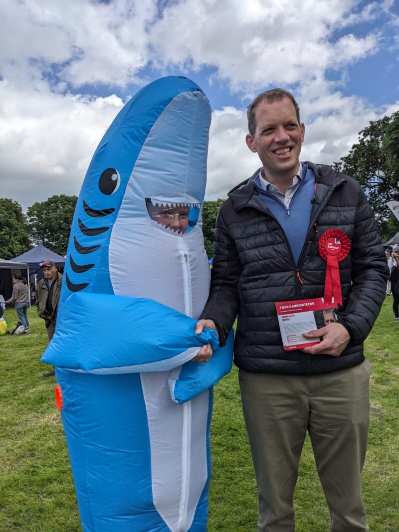 Malcolm Birks at Skipton Gala